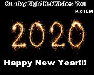Sunday Night Net - SSTV image from 2019-12-29 - Happy New Year!
